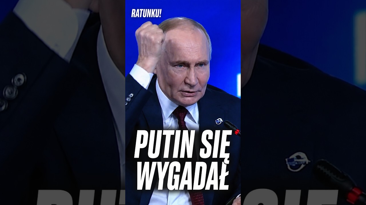 Putin przypadkiem opisał własny spos&oacute;b działania