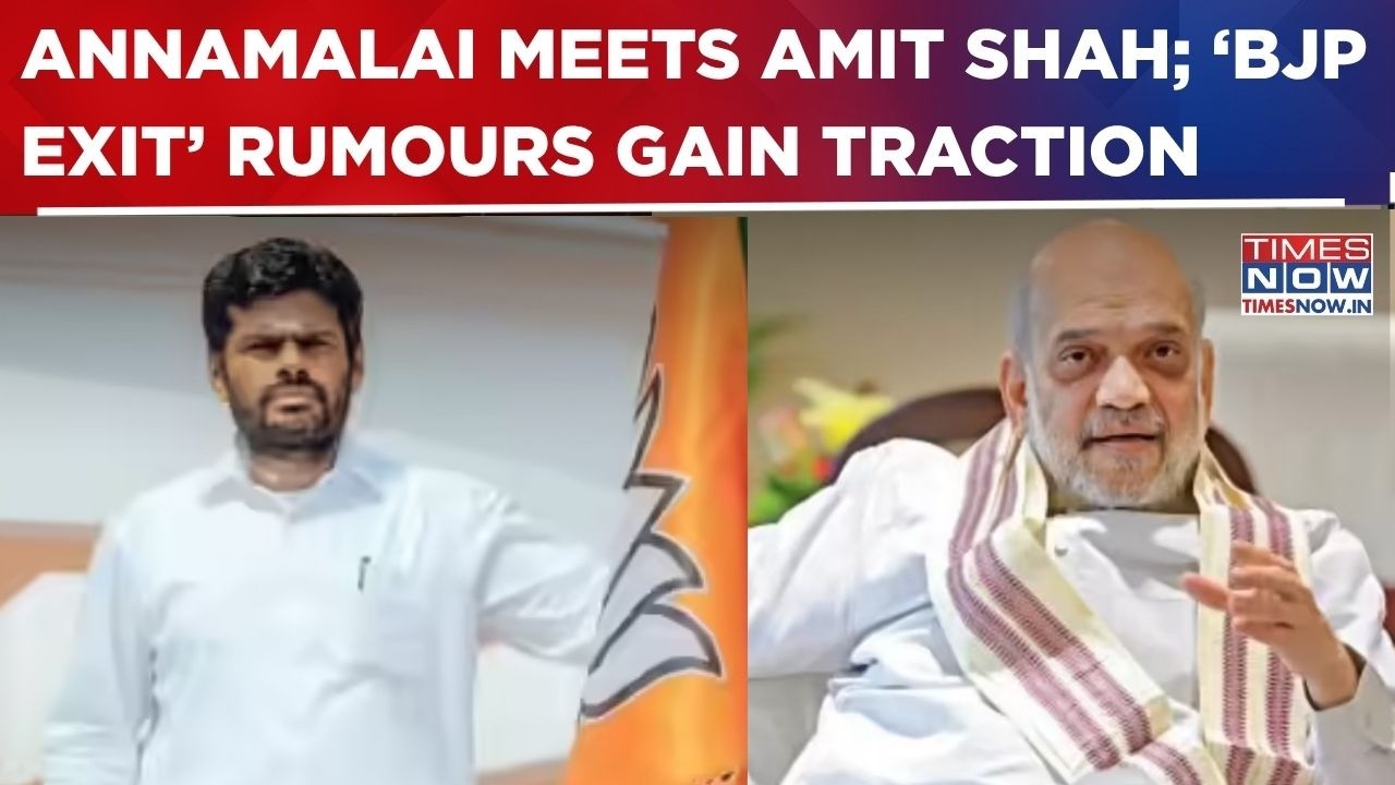 Annamalai Meets Amit Shah After Talks With Nitin Nabin; 'BJP Quit' Buzz Intensifies | WATCH