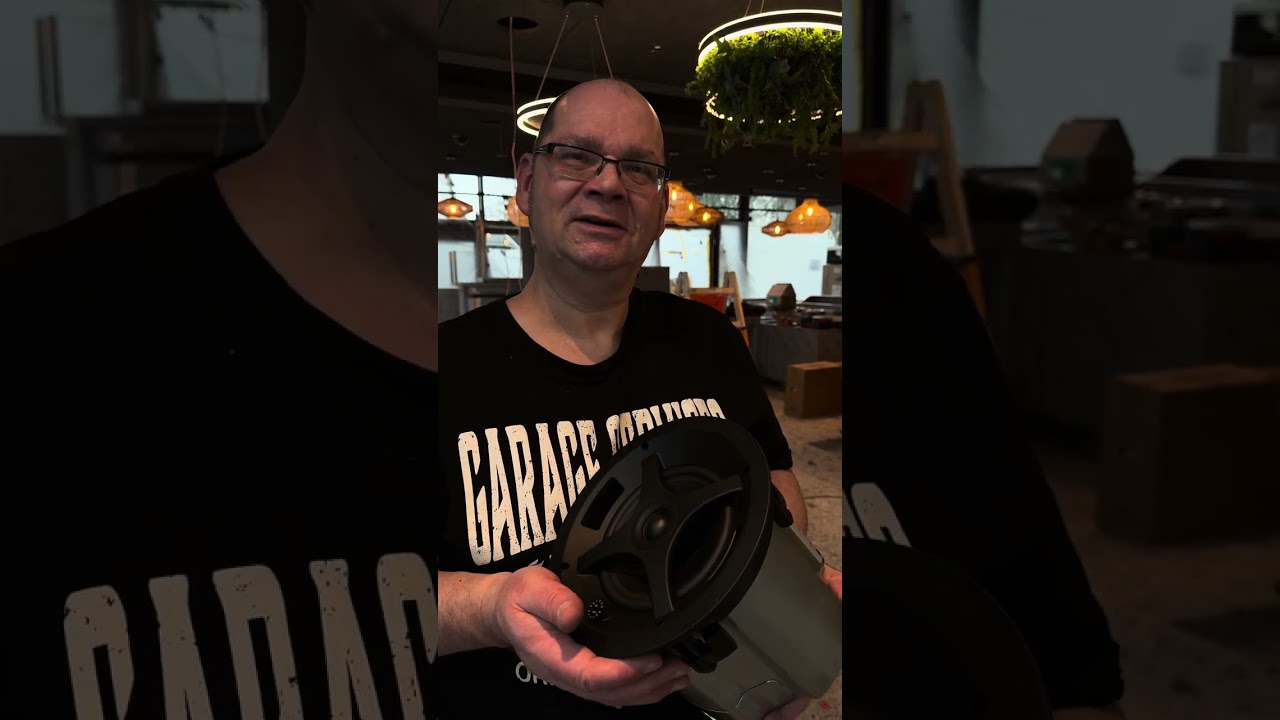 Einbaulautsprecher für Privat und Gastronomie. Andreas zeigt euch ein Installationsbeispiel.