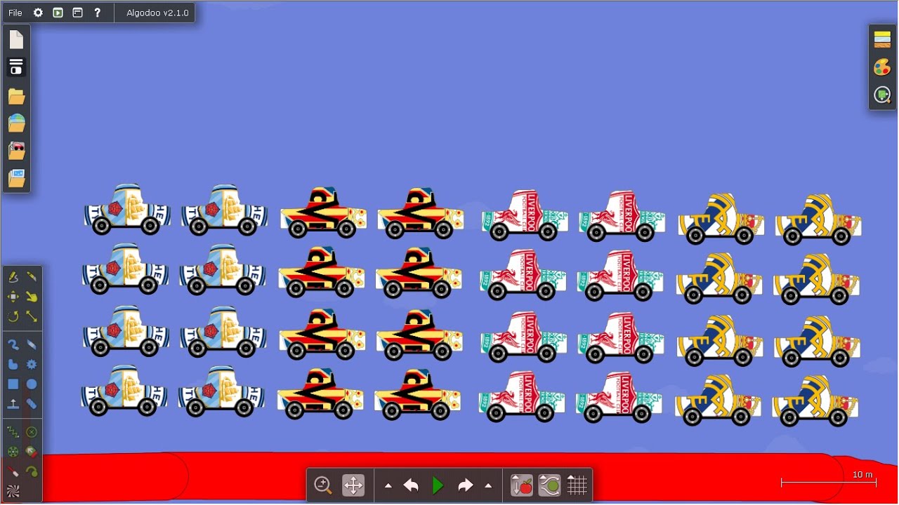 Champion League Infection car race Semi Final & Final PREDICTION! Algodoo Car Race!