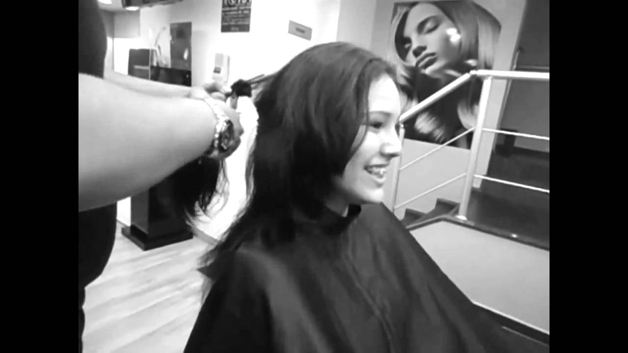 haircut long to a cute pixie cut ( please comment or like)