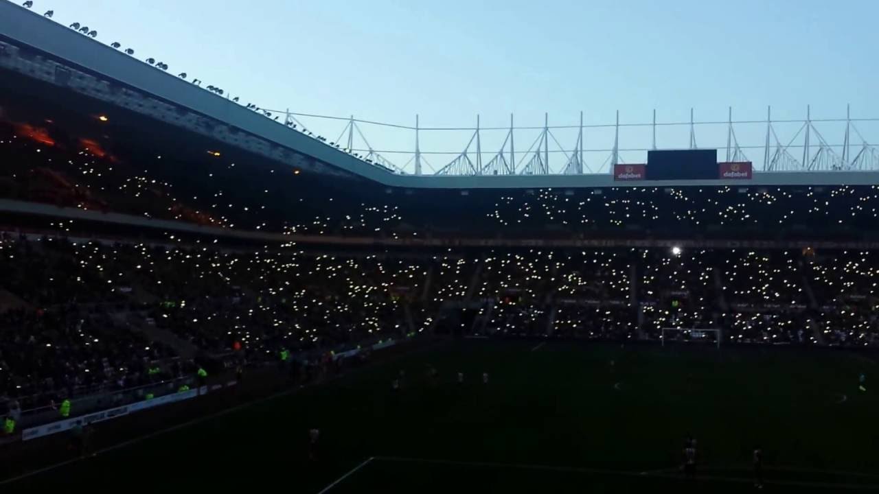 Power Cut during PL Match at Stadium of Light Sunderland.