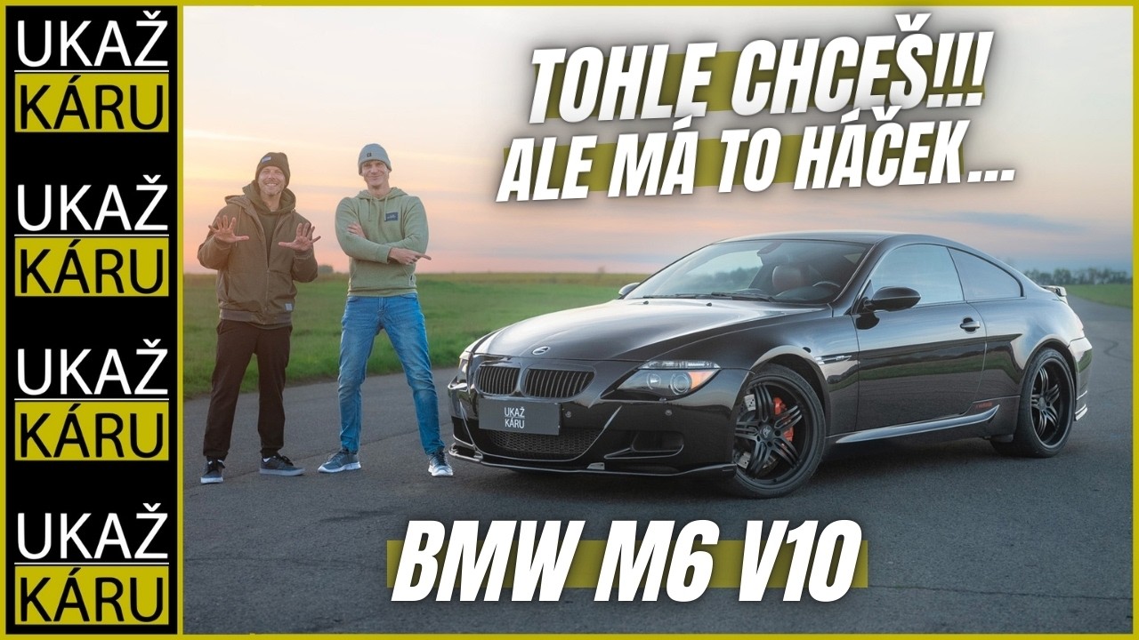 4K | MŇAM DO P*ČI | DESET VÁLCŮ SE SKVĚLÝM ZVUKEM! | BMW M6 E63