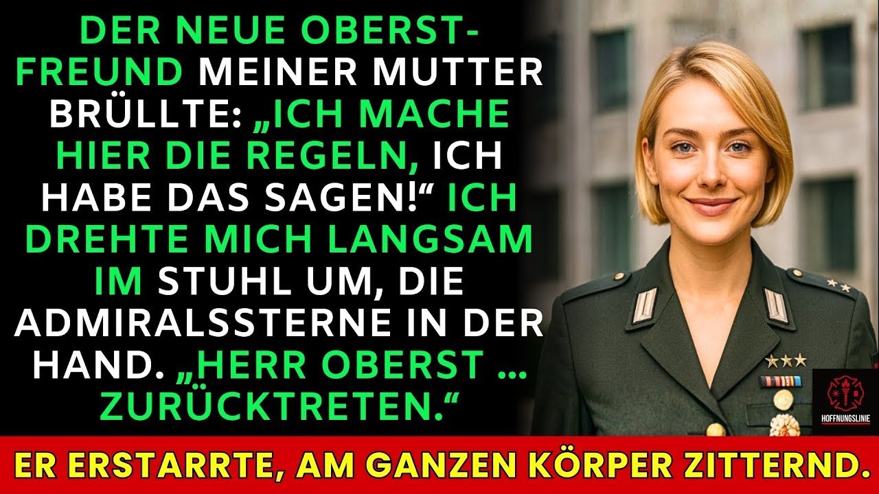 Er behauptete, er habe das Sagen zu Hause. Bis ich meinen Rang zeigte und ihn zum Schweigen brachte…