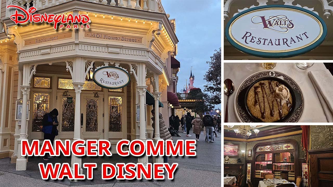 WALT'S RESTAURANT DISNEYLAND PARIS - un excellent restaurant pour les fans de Walt Disney (l'homme)