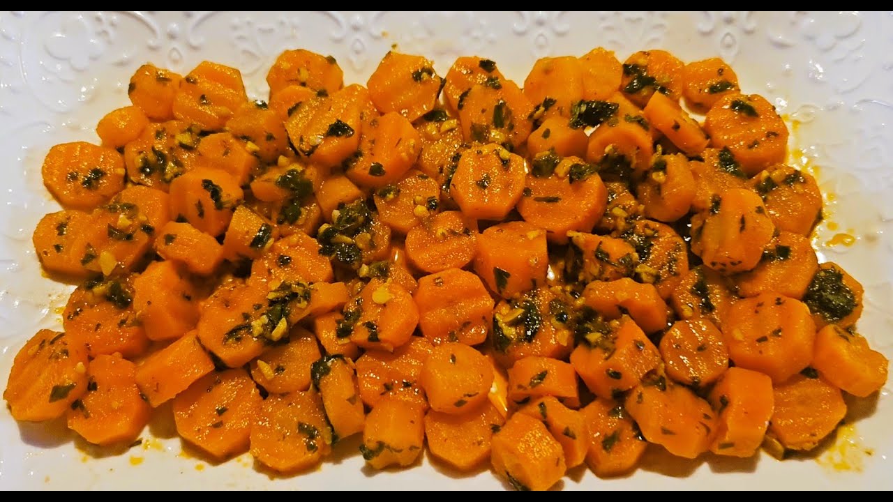 Salade de carottes au cumin/Carrots salad with cumin - Recette marocaine (Eng sub)