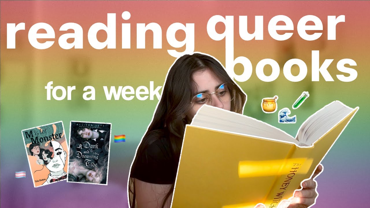 reading queer books for a week 💖🏳️‍🌈 fantasy & sci-fi edition