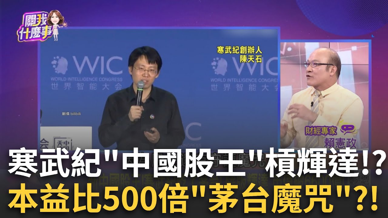 新中國股王!寒武紀乾了茅台!"陸版輝達"市值破6600億!衝過頭?"寒王"本益比595倍!寒武紀警告:已脫離基本面!｜陳斐娟 主持｜20250829 關我什麼事