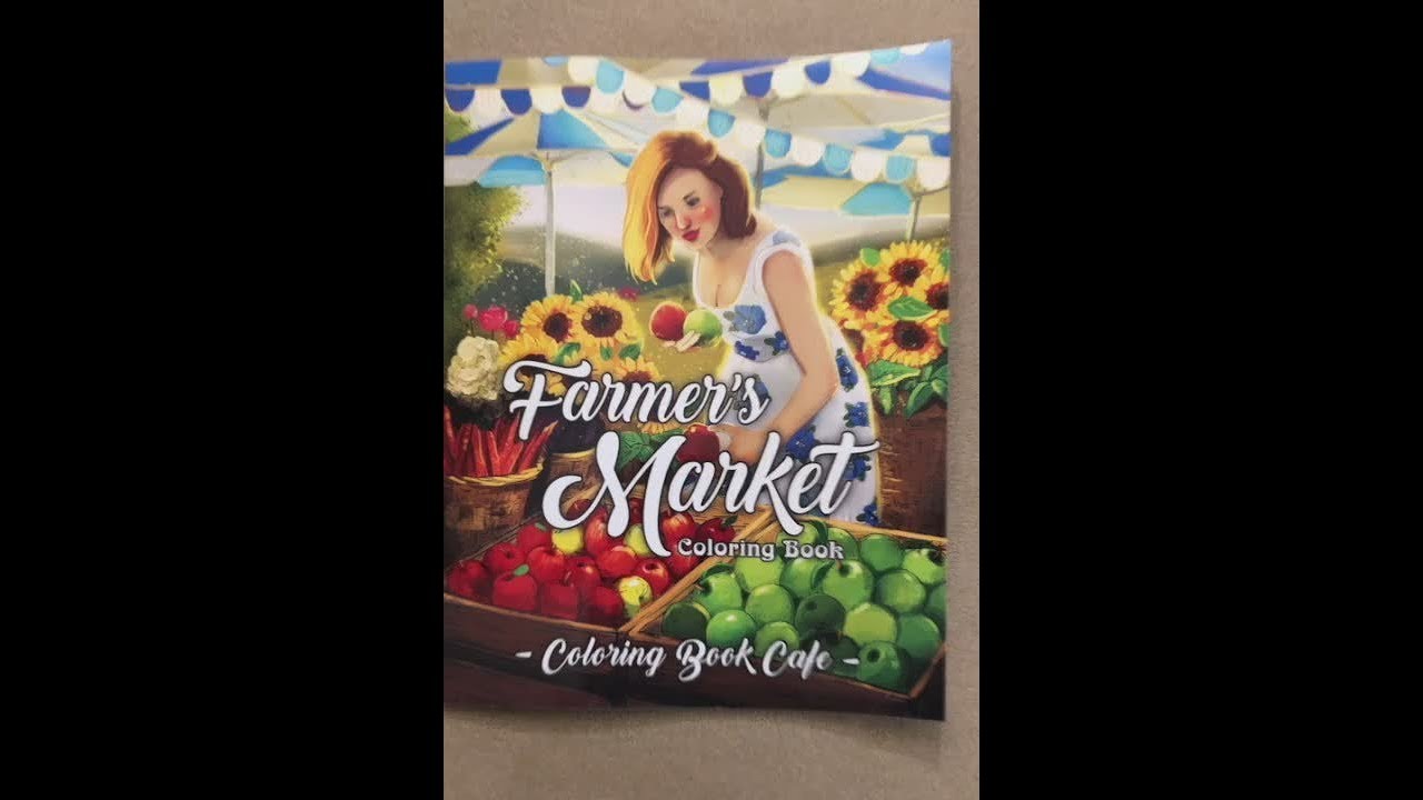 Farmers Market - Coloring Book Cafe flip through