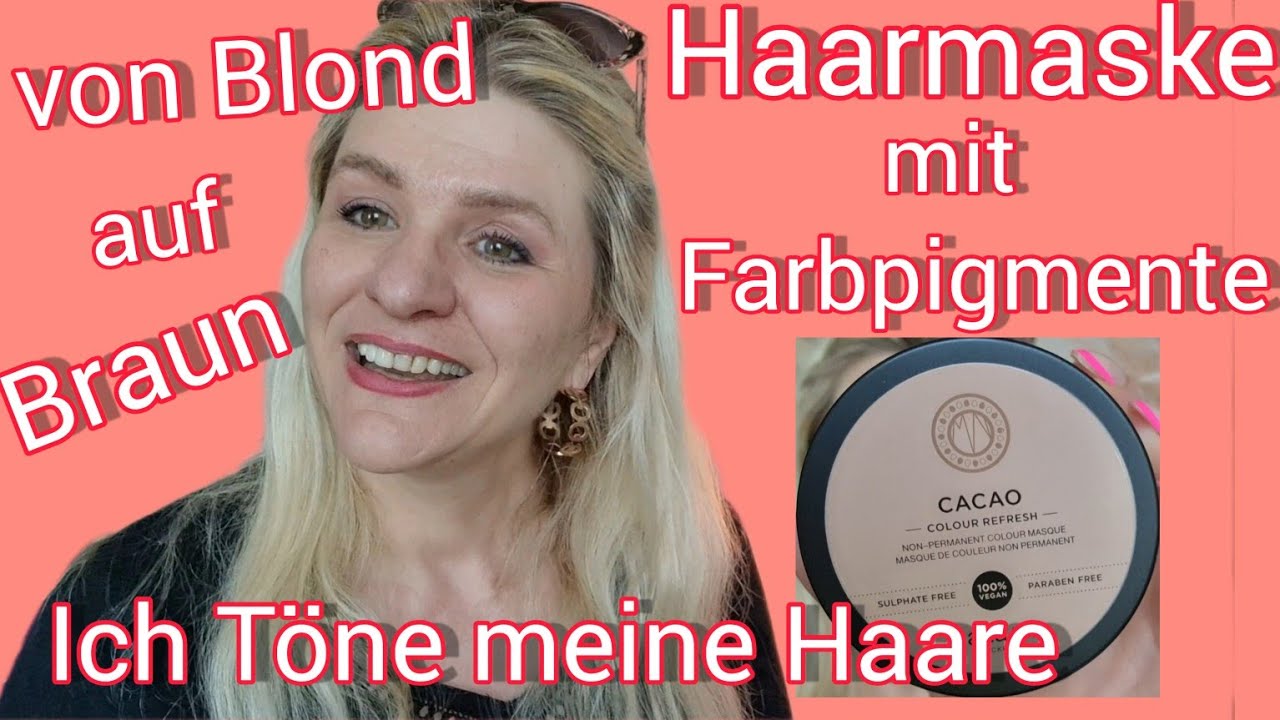 Von Blond auf Braun Haare Tönen mit Cacao von Maria Nila