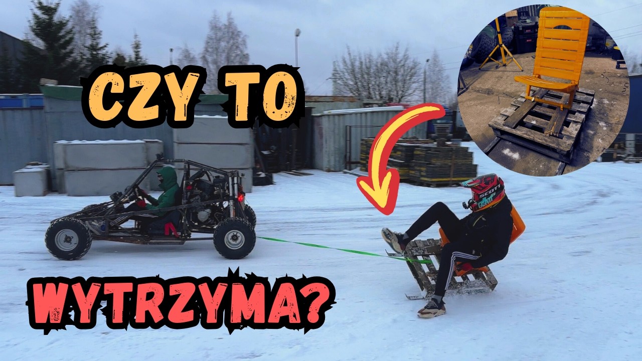 Pierwszy test crosskarta na śniegu ❄️🔥 Kulig, sanki i totalna beka 🤪