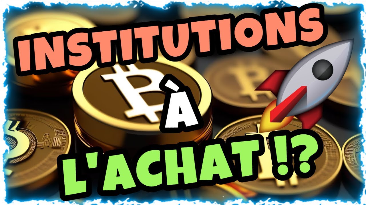 CRYPTO : LA DEMANDE DES INSTITUTIONS EXPLOSE POUR BITCOIN !? 🚀