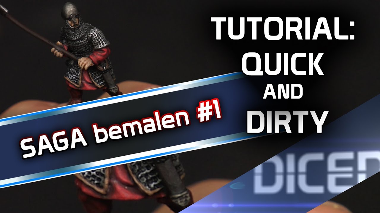 Tutorial: SAGA bemalen #1 | Spielfiguren schnell und effektiv anmalen | Quick and dirty | DICED