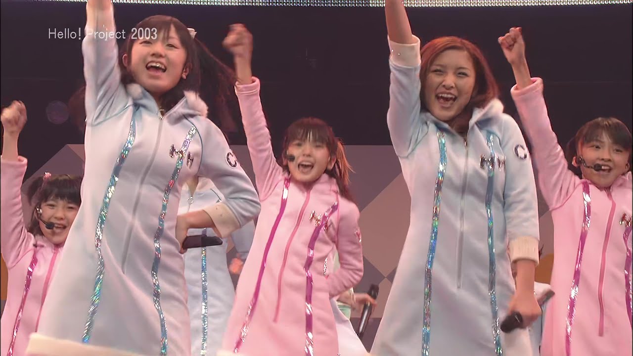 Morning Musume & Hello! Project Kids [2003.01.26] Ganbacchae! (がんばっちゃえ！) Live [4K AI Upscale]