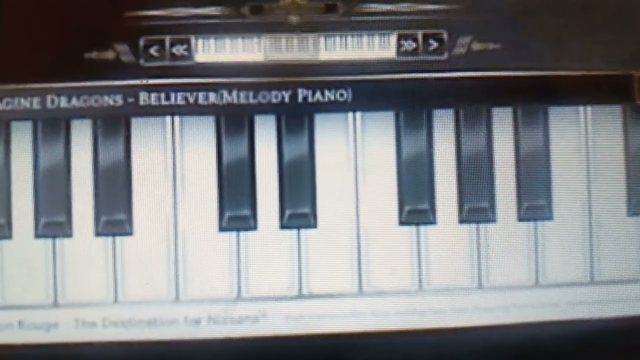 Playing Believer By Imagine Dragons On Piano
