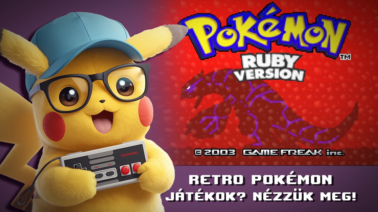 Retro Pokémon játékok / gameplay