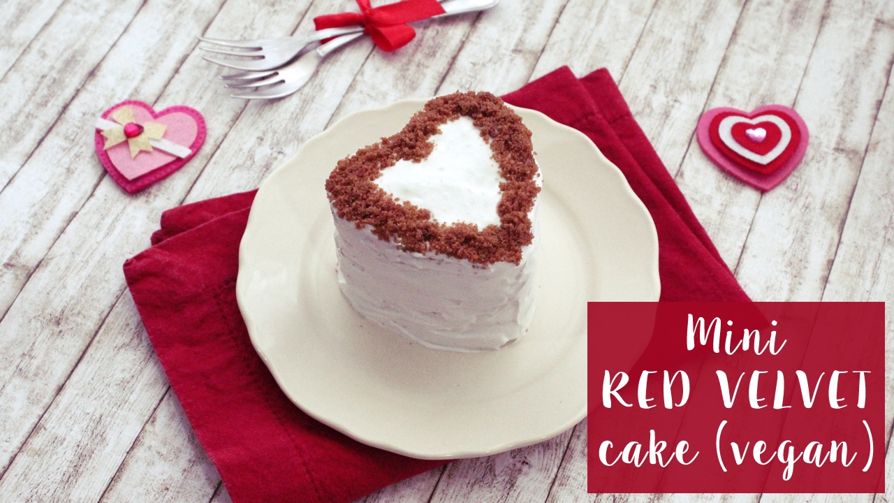 Mini RED VELVET cake (vegan)