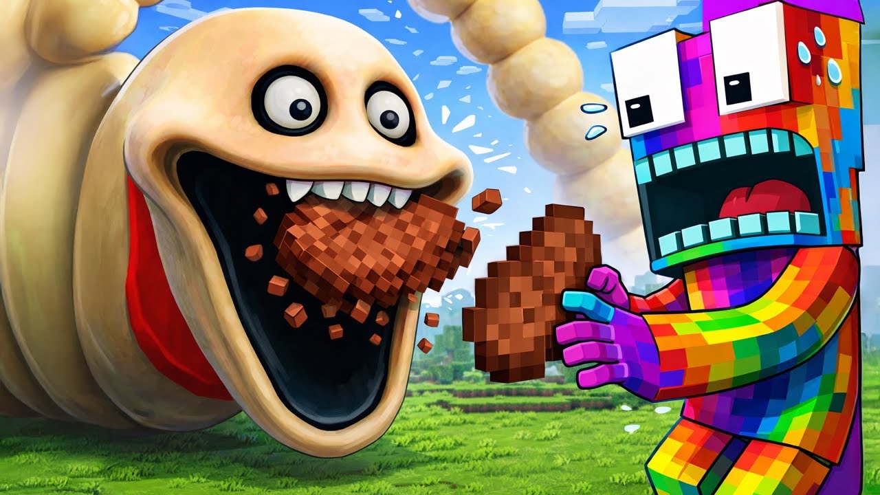 😱ผมจับ Hungry Worm มาเลี้ยงใน Minecraft (เพื่อสิ่งนี้..?!)