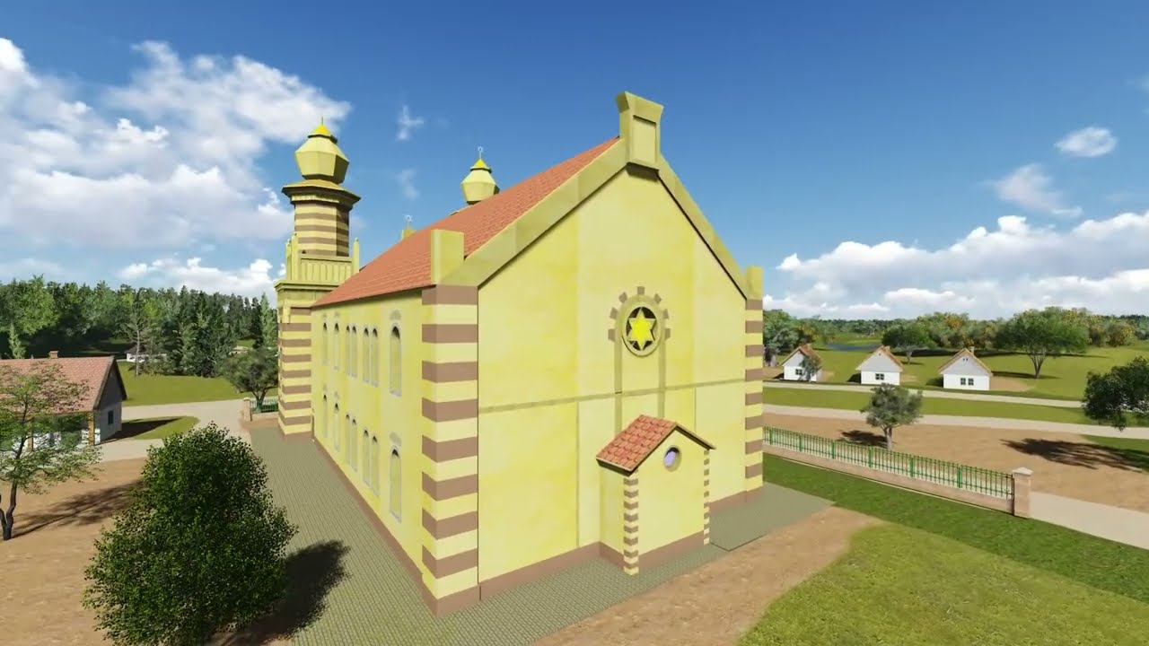 A Kisújszállási Zsinagóga 3D rekonstrukciója.