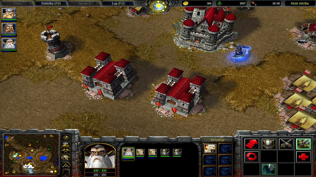 WARCRAFT 3 CUSTOM GAME: Me + PC (Insane) vs. 2 PCs (Insane) w/ commentary