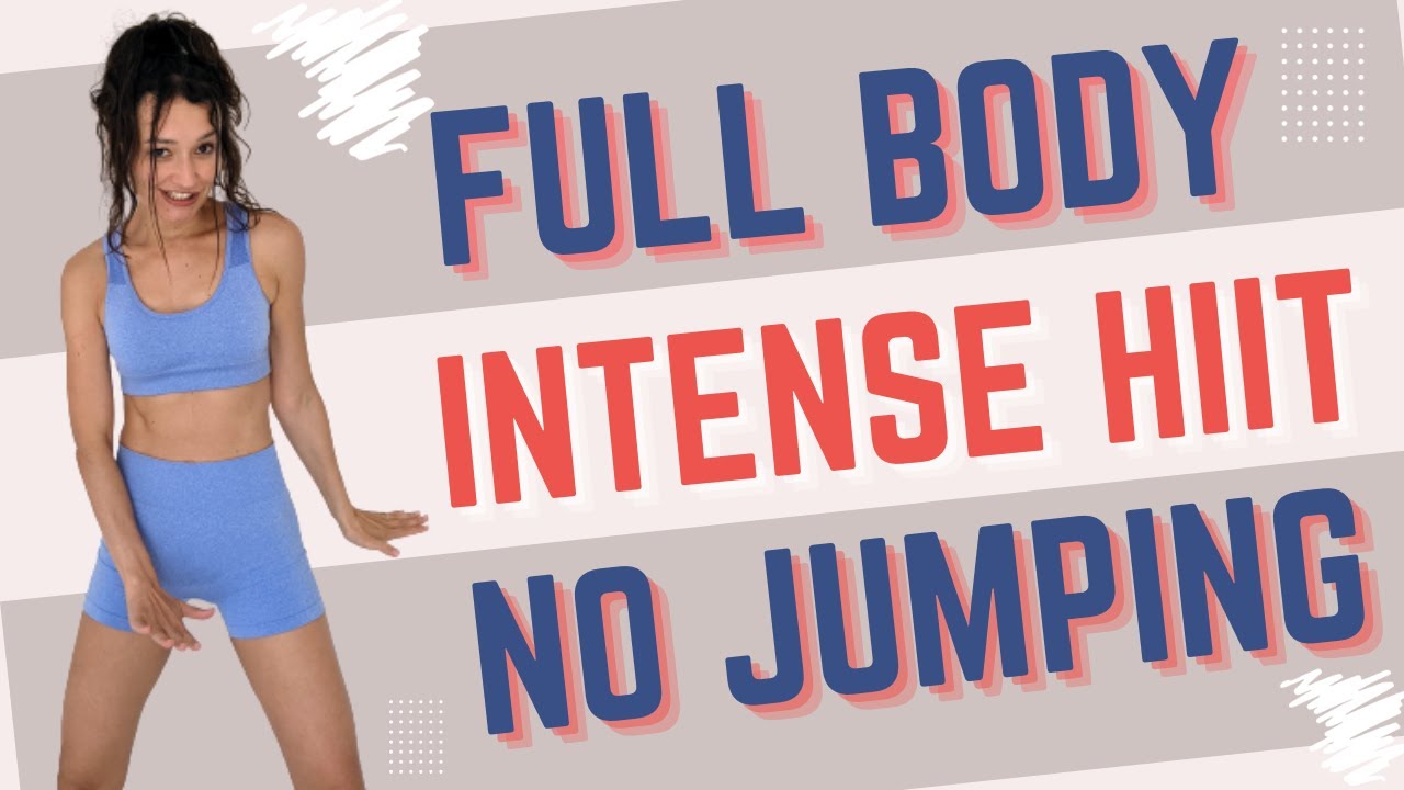30 MIN NO JUMPING CARDIO HIIT WORKOUT - Full Body, Low Impact, No Equipment