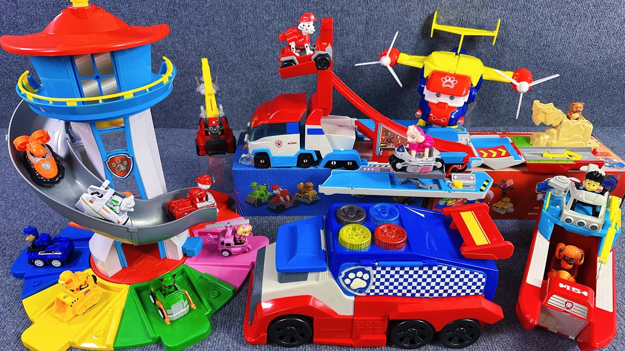 12 Minutes Satisfying with Unboxing Paw Patrol Watchtower and Rescue Playset ASMR | Review Toys