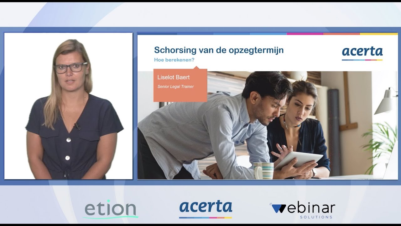ETION - Schorsing van de opzegtermijn