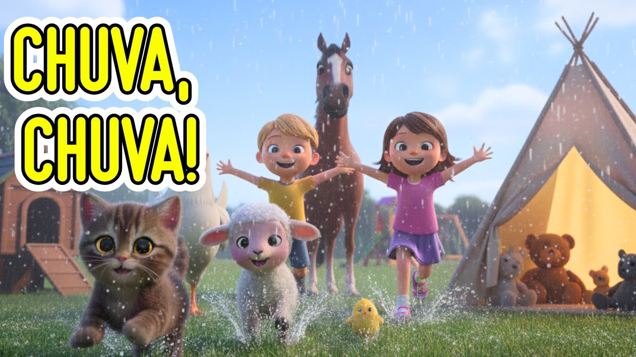 Chuva, Chuva, Vai Embora - Música Infantil Para Cantar E Brincar! #infantil