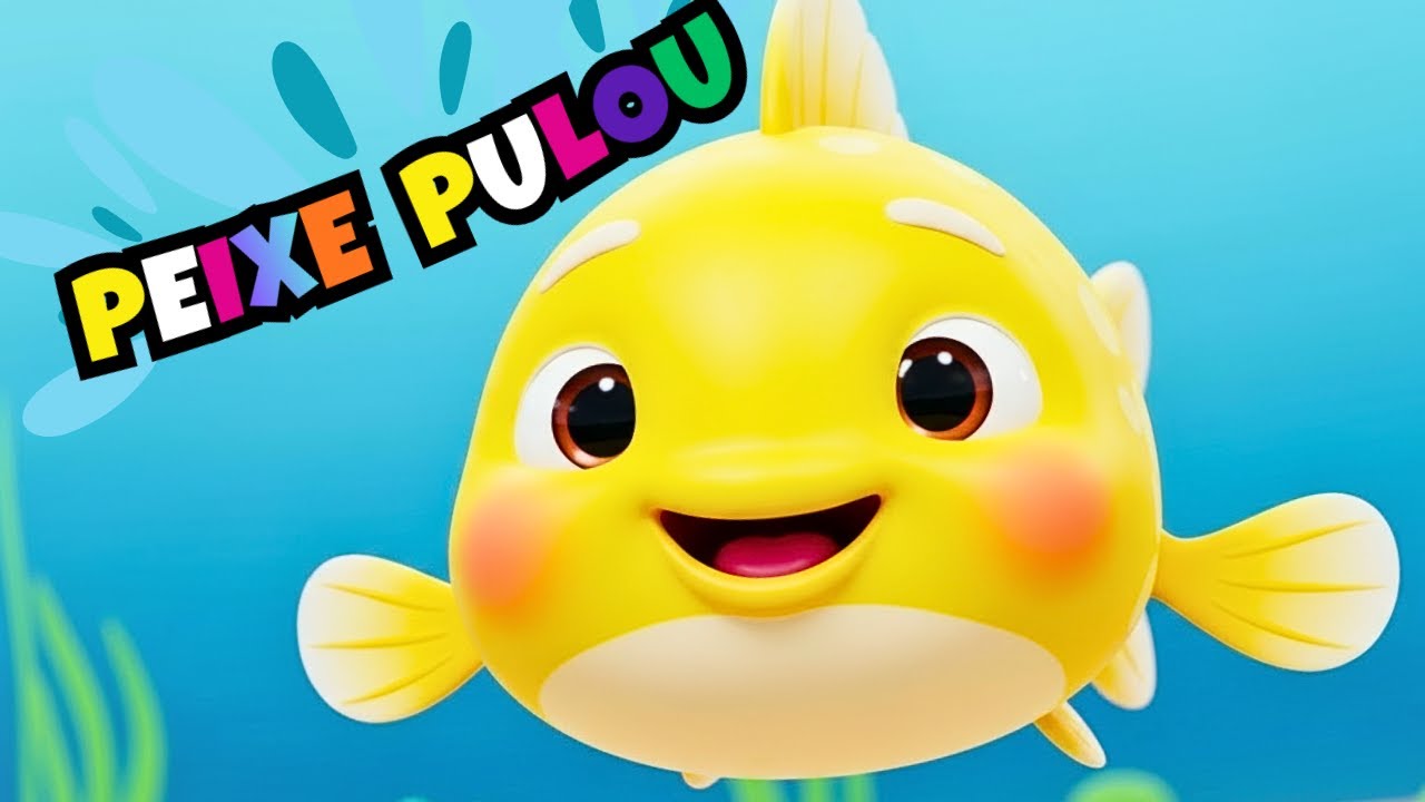 Peixe Pulou! 🐟 | Música Infantil Animada para Crianças