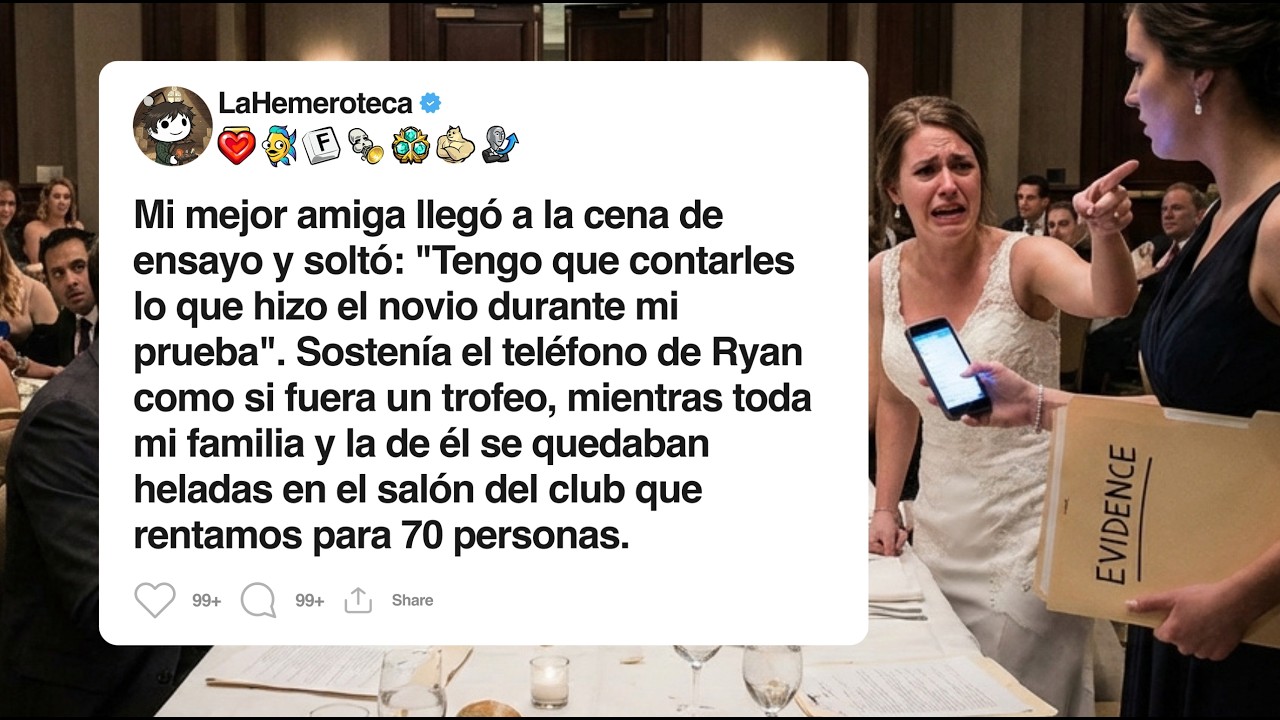 Mi cena de ensayo se convirtió en un “interrogatorio” público por culpa de mi dama de honor