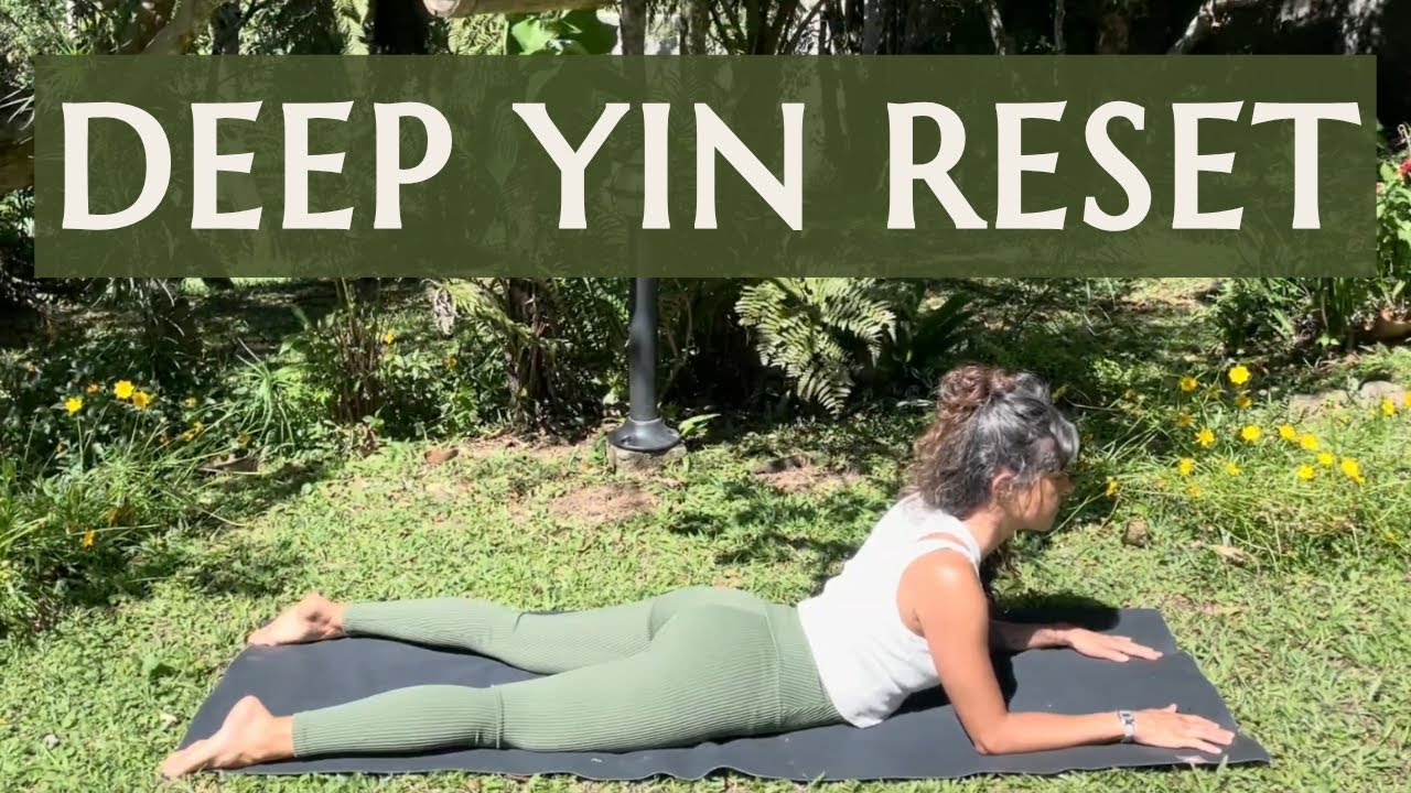 Yin Reset | 35-Min Yin Yoga for Beginners | Deep Relaxation, Spine Release & Hypnotic Shavasana