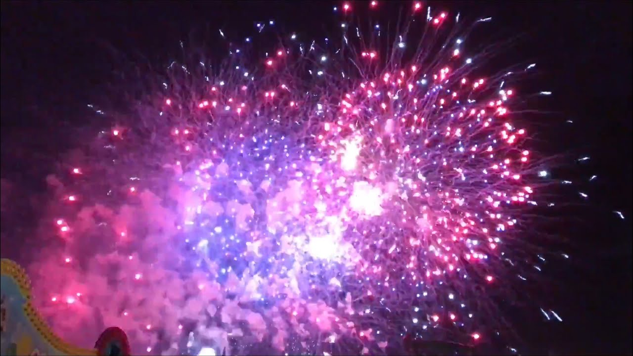 Annakirmes Feuerwerk Düren 2017 firework at St. Anne’s fun Fair North Rhine-Westphalia