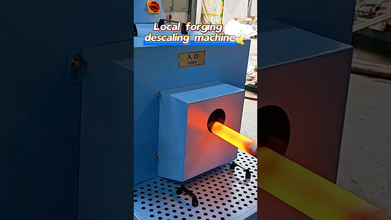 Method for descaling local forged parts #Forging descaling machine #Water jet descaler