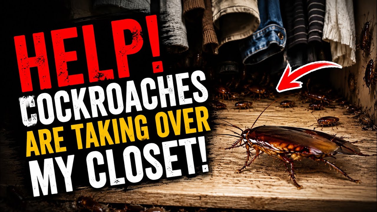HELP! Cockroaches Are Taking Over My Closet! 🤢 🪳
