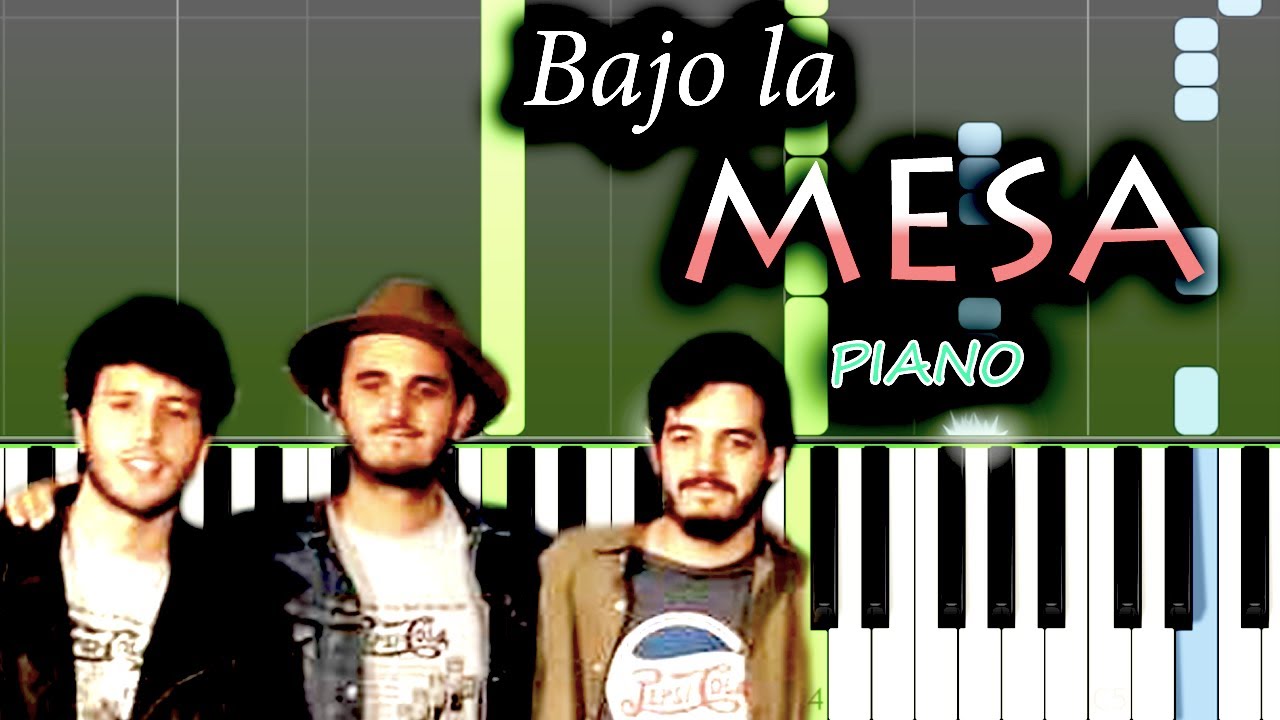 Morat, Sebastián Yatra - Bajo La Mesa | Piano Tutorial / Cover + Letra