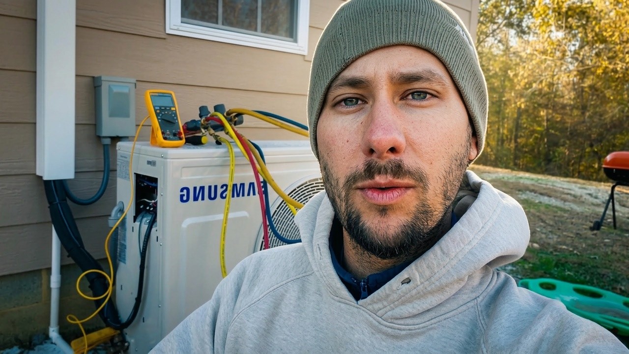 Samsung HVAC Heat Mode Low Charge Ductless mini split repair #minisplit #heatpump