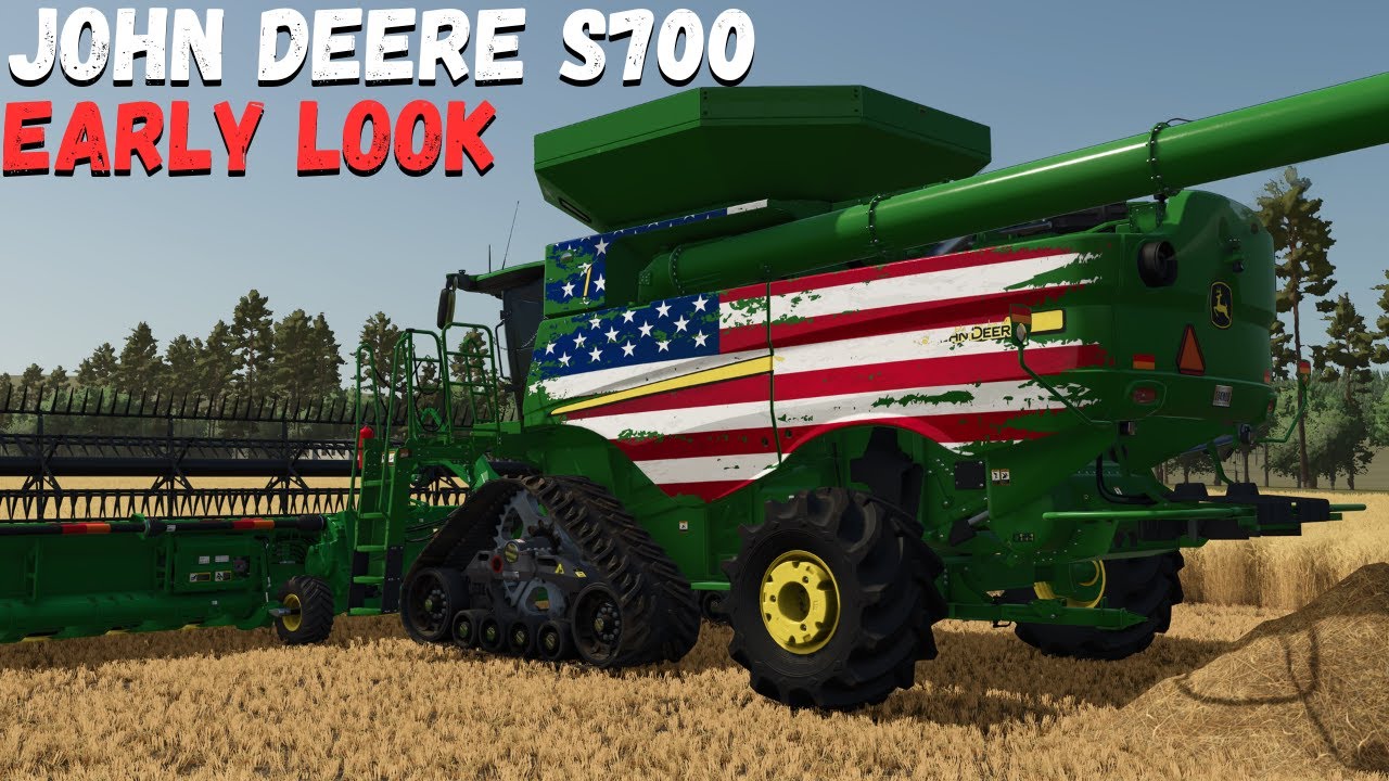 EARLY LOOK JOHN DEERE S700 SERIES BY CUSTOM MODDING | Farming Simulator 25