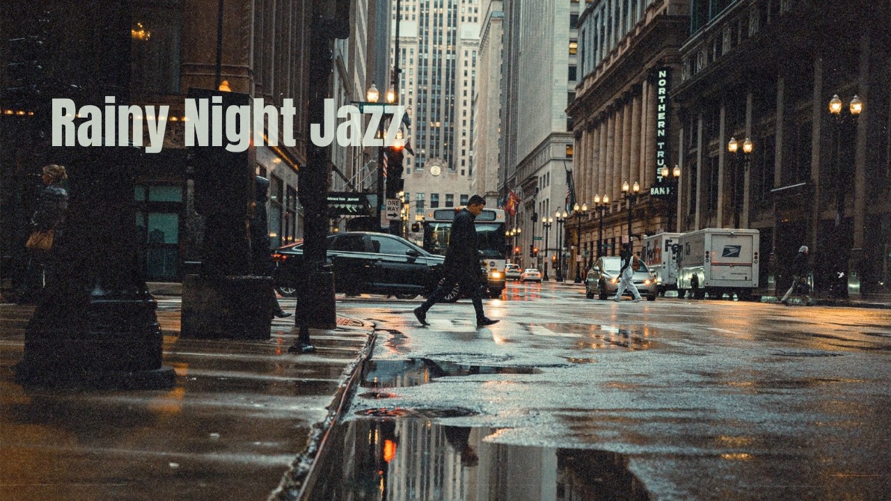 Rainy night jazz・study / deep focus / work music