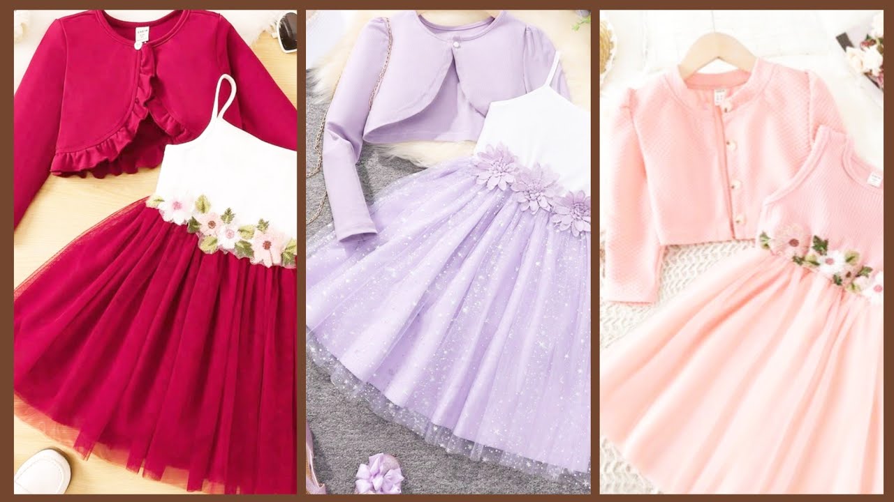 Most beautiful and trendy little girls frocks design