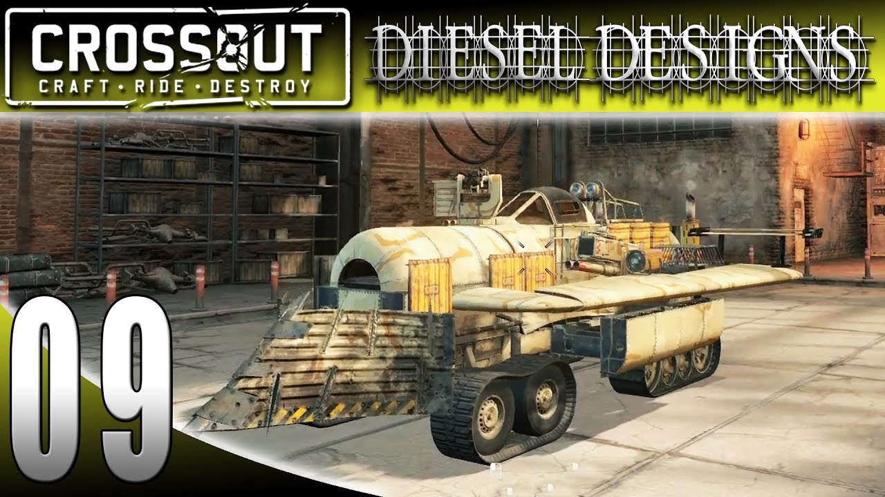 Let's Play CROSSOUT Gameplay: EP9: Fire the Missiles! (HD MMO Vehicle Shooter)