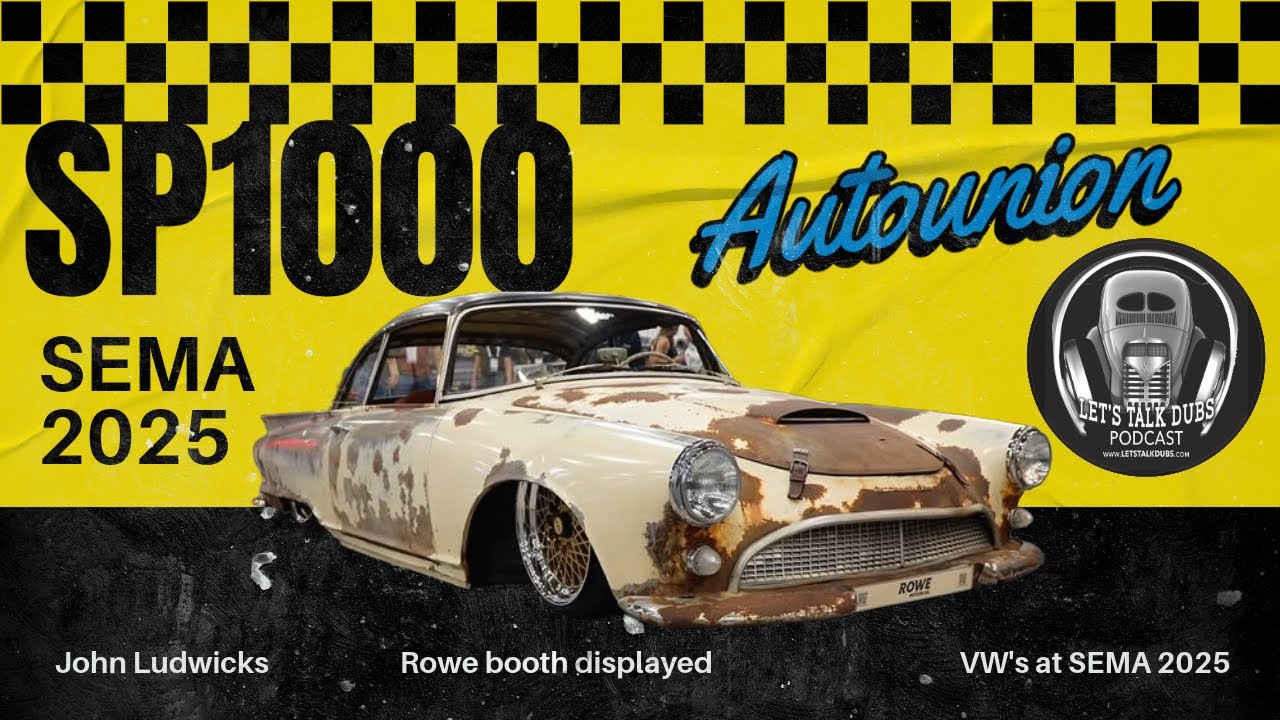 Volkswagen с SEMA. Auto Union SP 1000 Джона Людвика на кузове VW Pan Patina в лучшем виде.