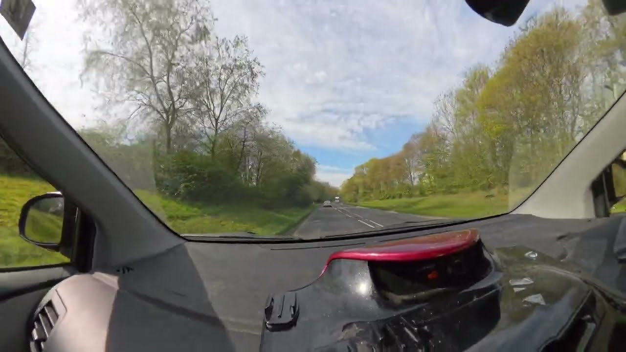 2D Tuesday Sunny Day Drive Towards Devices (but the camera overheats after 51 minutes) Waze SatNav