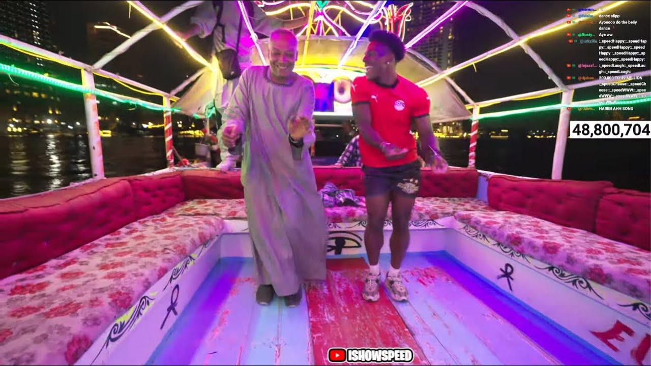 iShowSpeed Dances To Traditional Egyptian Music 🕺🇪🇬