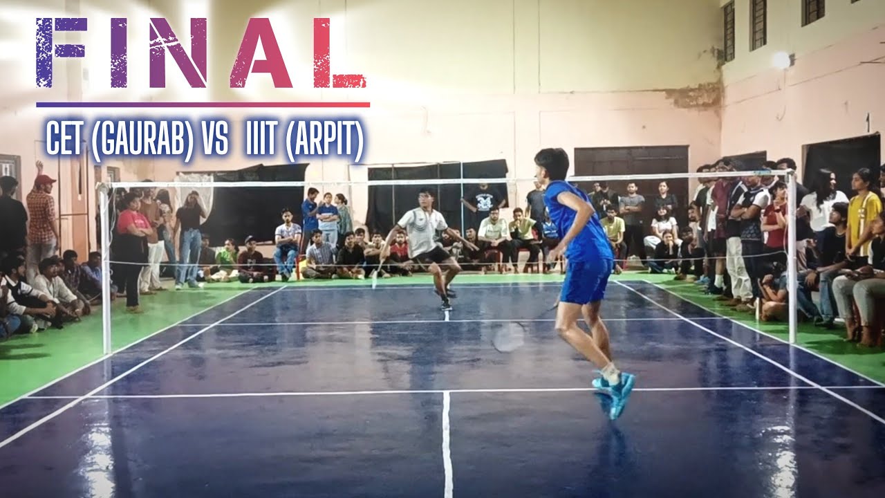 OUTR (Gaurab) vs IIIT (Arpit) Final Boys Singles | OUTR Engineer's Cup 2026 Bhubaneswar