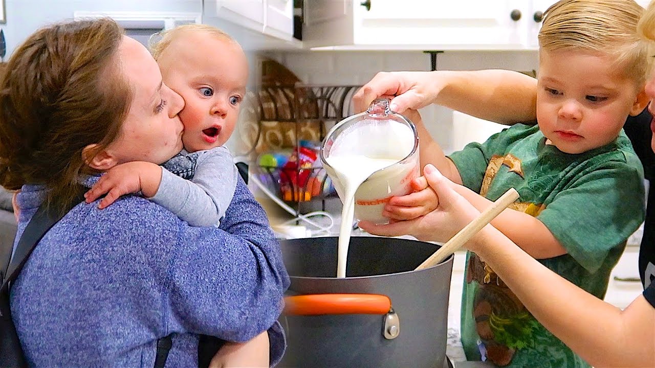 COOKING DINNER FOR MOMMY AND DADDY!
