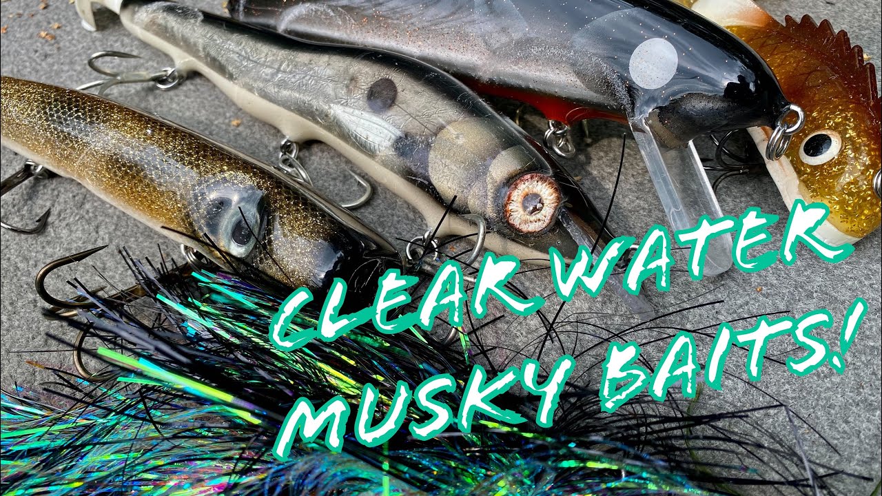 BEST MUSKY BAITS for Clear Water Fishing!