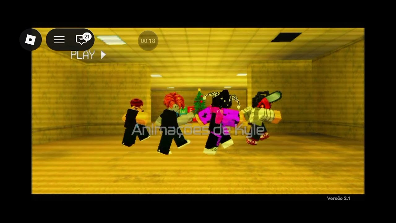 Dança nas backrooms 