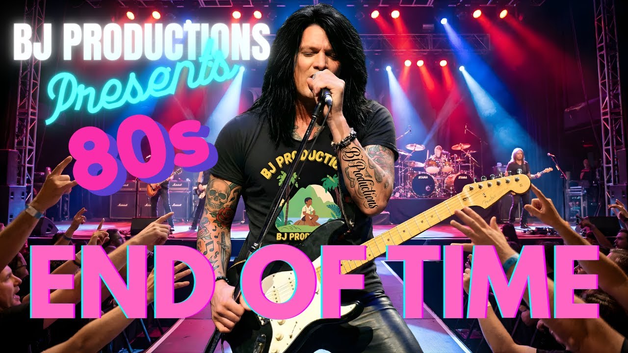 End of Time | Original 80s Style Rock Ballad (Official Lyric Video) - BJ Productions🎸🔥