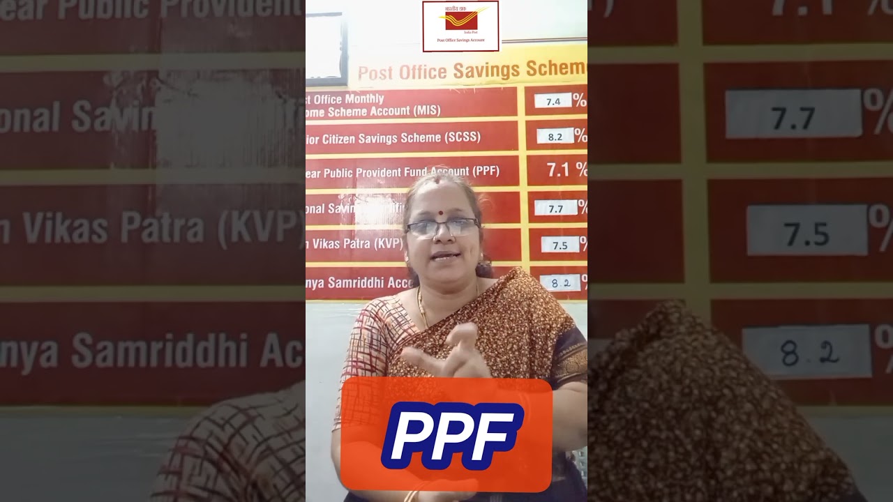 Public Provident Fund Scheme in Post Offices. #ppf #indiapost #postoffice #savingsscheme