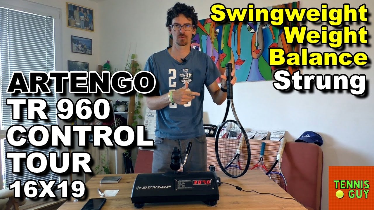 🎾 ARTENGO TR960 CONTROL TOUR 16X19 Tennis Racket Strung Specs 🛠
